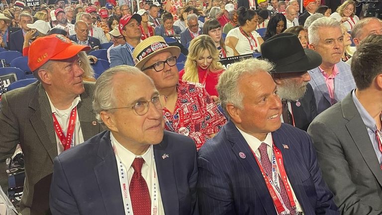 New York State GOP chairman Ed Cox with U.S. Senate...