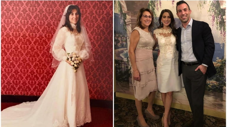 — Using Mom's Wedding Dress