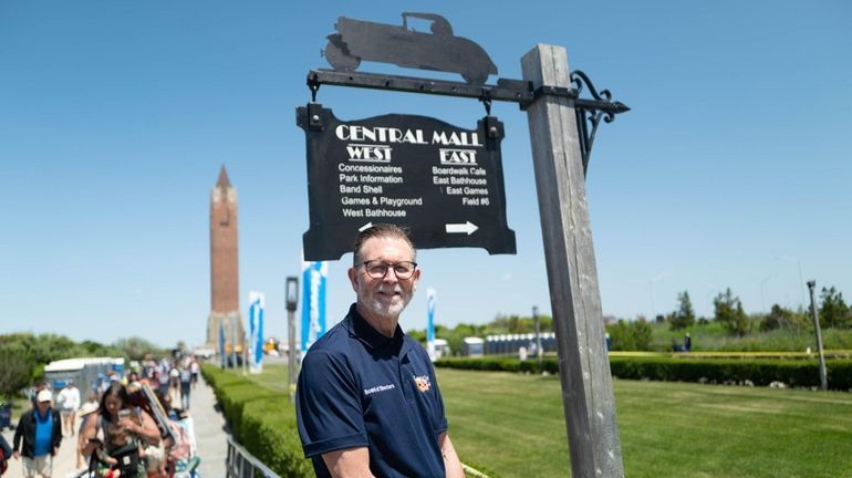   Friends of Jones Beach president Michael Deering, pictured Friday,...