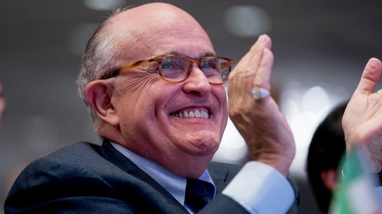 Rudy Giuliani, seen in Washington on May 5, says special...