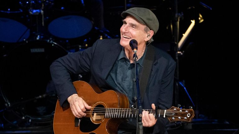 James Taylor takes to the stage at Northwell Health Jones...