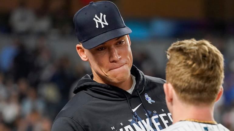 Yankees' Aaron Judge shows a little progress in recovery from toe injury -  Newsday