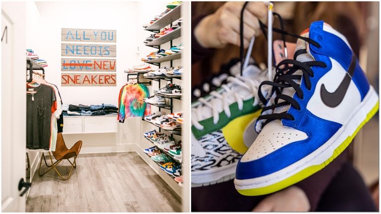 The Sneaker Room at Le Closet in Southampton.