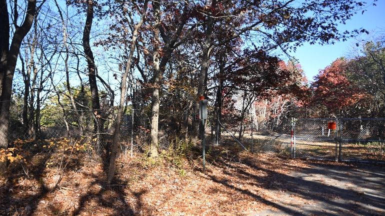 Pictured is some of the land in East Quogue that...