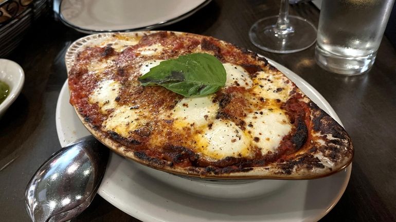 Eggplant Siciliano is a hit from the appetizer menu at...