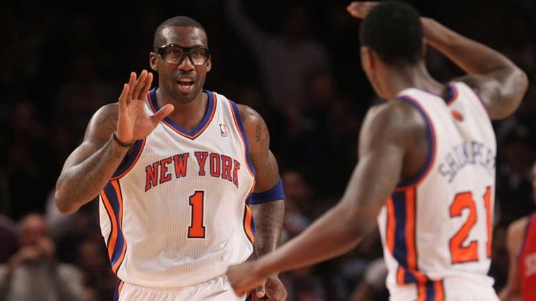 Amar'e Stoudemire, Tyson Chandler help Knicks unveil new uniforms - Newsday