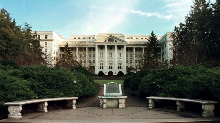 The Greenbrier Hotel, a five-star resort in White Sulphur Springs,...