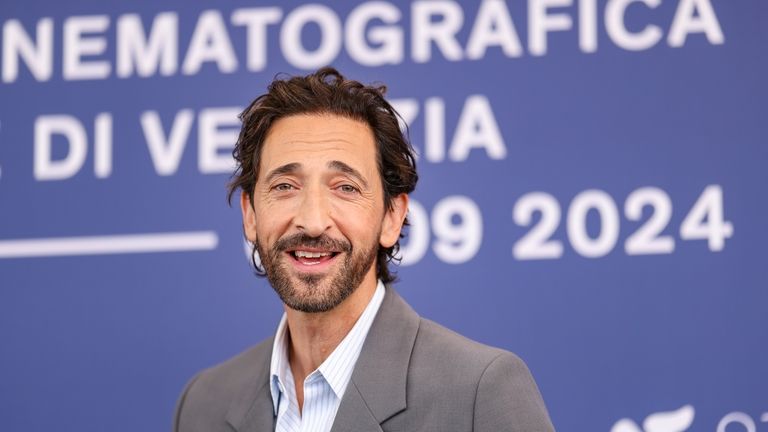 Adrien Brody poses for photographers at the photo call for...