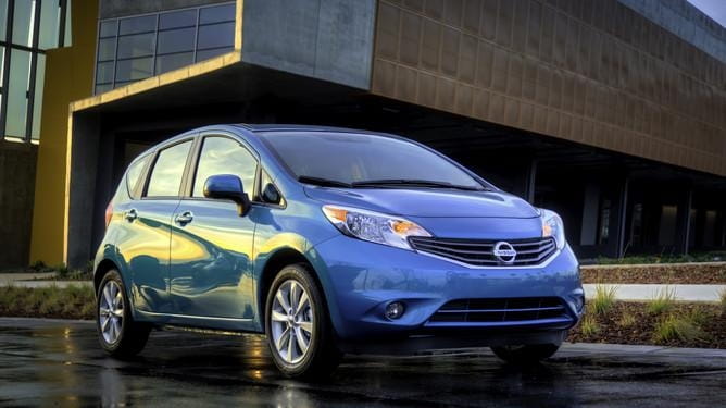 The 2014 Nissan Versa Note is six inches shorter than...