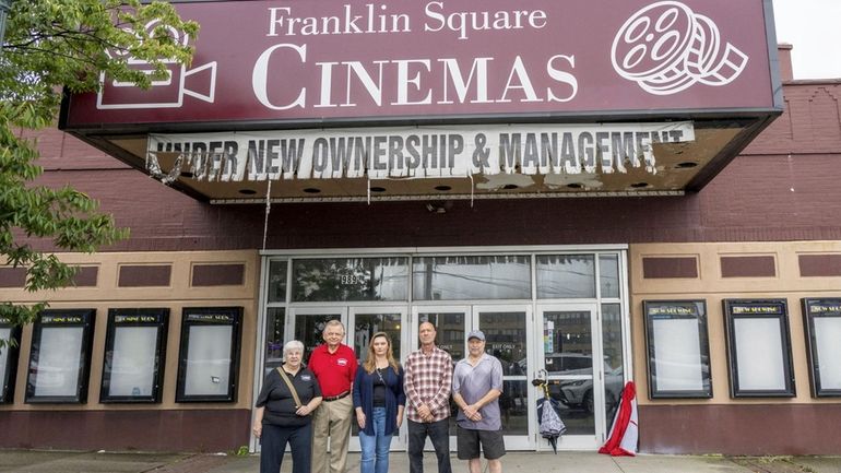 Members of the Franklin Square Civic Association outside of the...