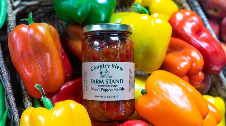 Sweet Pepper Relish at Country View Farm Stand in Southold.