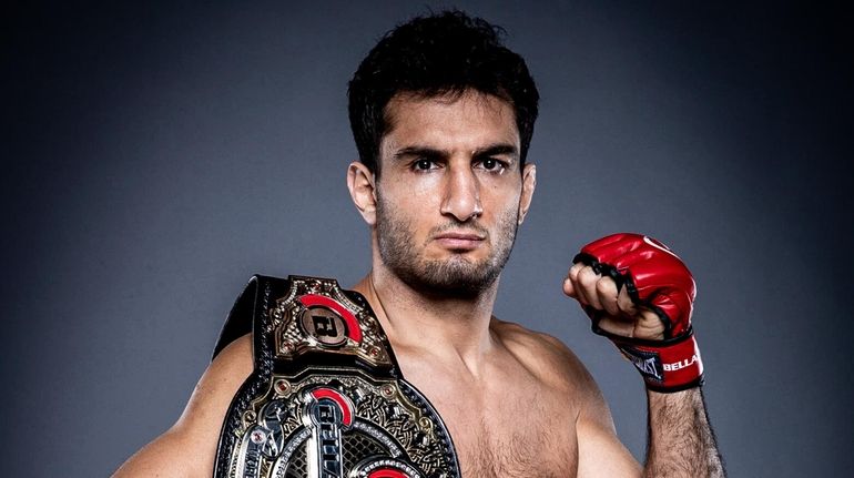 Bellator middleweight champion Gegard Mousasi at his Bellator 264 photo...