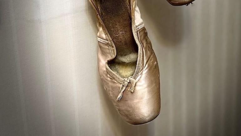 Nancy Fadem's long-forgotten toe shoes.