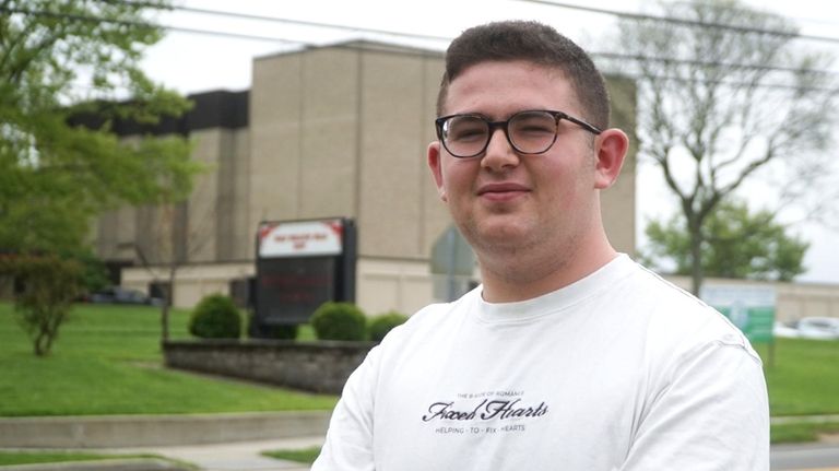 Jacob Muscolino, 18, senior at Half Hollow Hills High School...