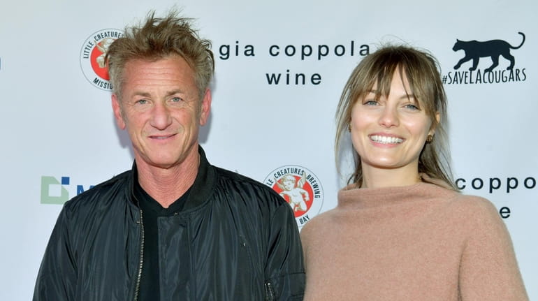 Sean Penn publicly revealed that he and Leila George, seen in...