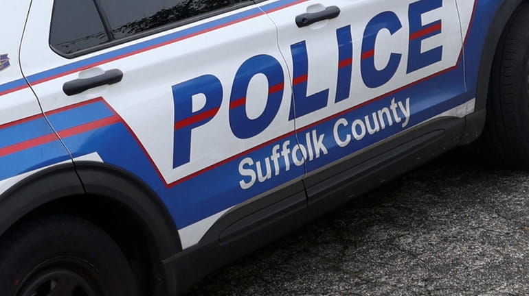 Suffolk County Police vehicle on July 17, 2023 in Amityville