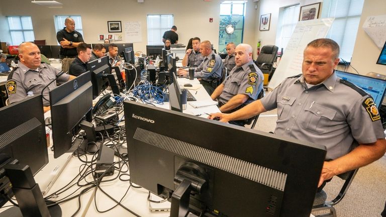 PA State Troopers, US Border Patrol, Chester County Emergency Management,...