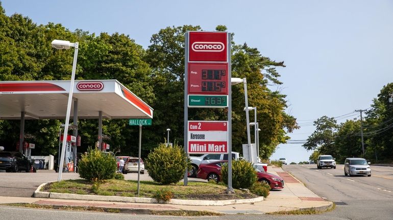 This Conoco gas station in Lake Grove was charging $3.11...