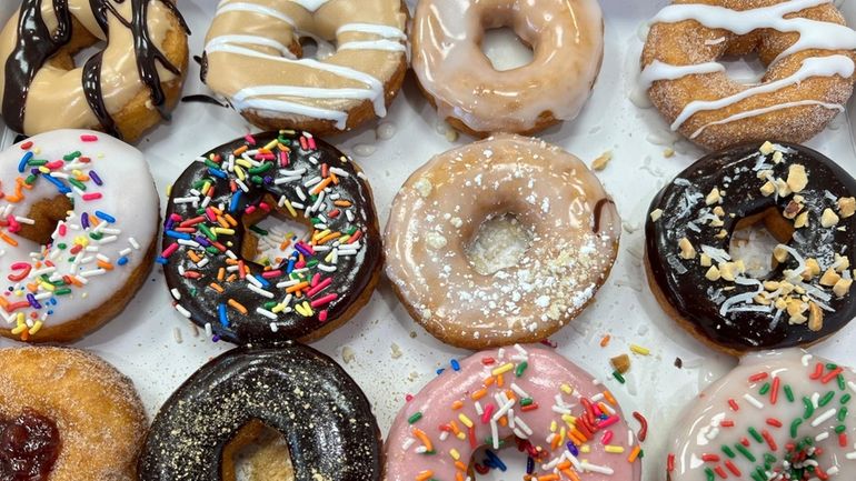 An assortment of Duck Donuts from its new store in...