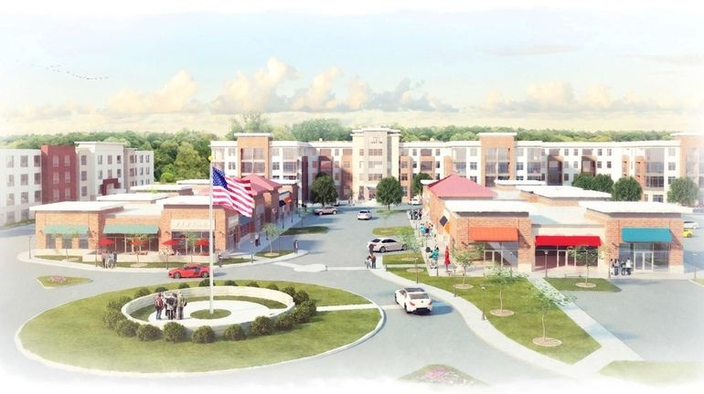 Developers are proposing apartments, shopping and a hotel in Islandia.