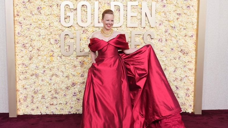 Alma Poysti arrives at the 81st Golden Globe Awards on...