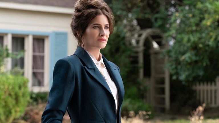 This image released by Disney+ shows Kathryn Hahn, as Agatha...