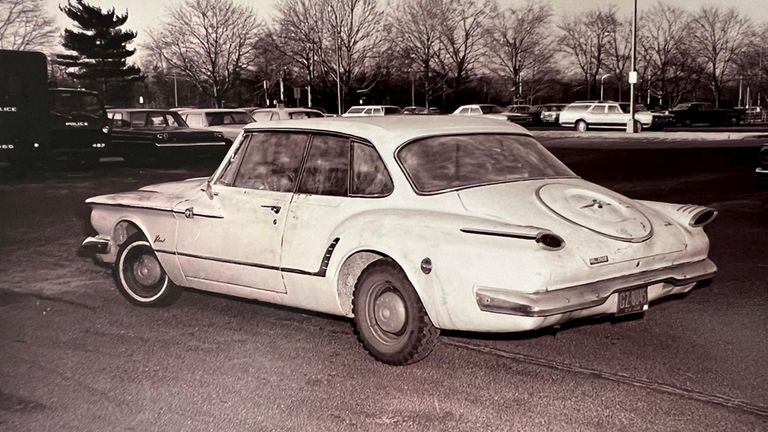 Diane Cusick’s car outside Steak Pub in Valley Stream in...