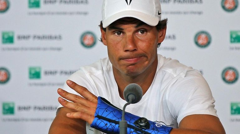 Rafael Nadal announces he is pulling out of the French...