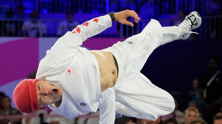 Canada's Philip Kim, known as B-Boy Phil Wizard competes during...