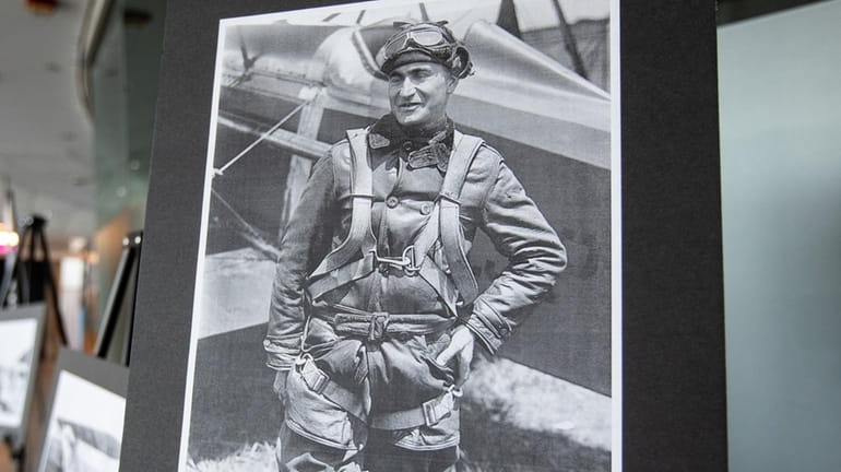 A portrait of 1st. Lt. Russell Maughan taken in June 1924, just...