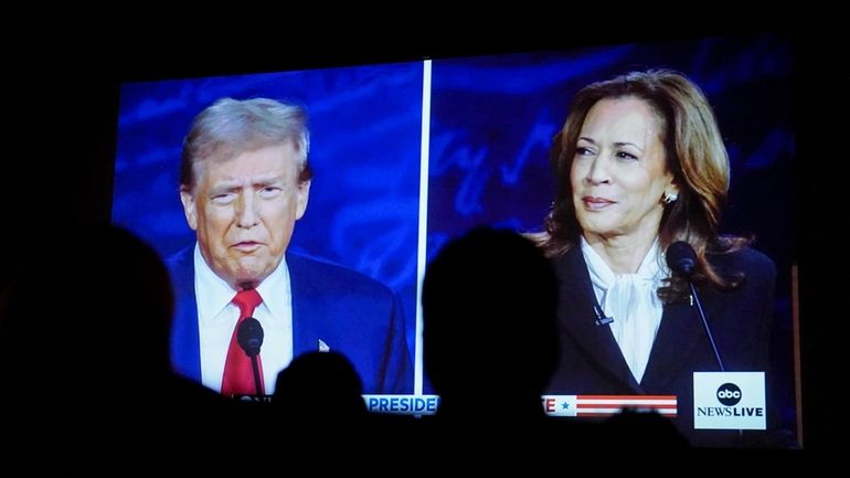 Former President Donald Trump and Vice President Kamala Harris are...