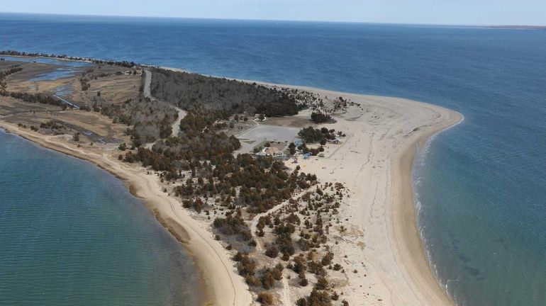 On March 28,2013, this is the Orient Point State Park...