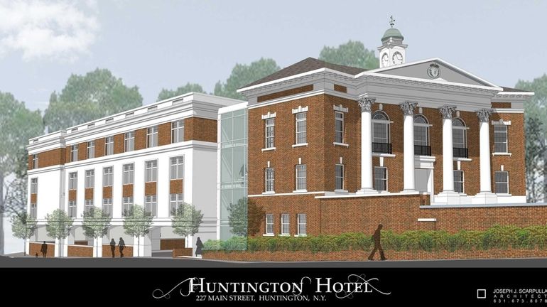 The $10.4 million Huntington Hotel project involves converting the old...