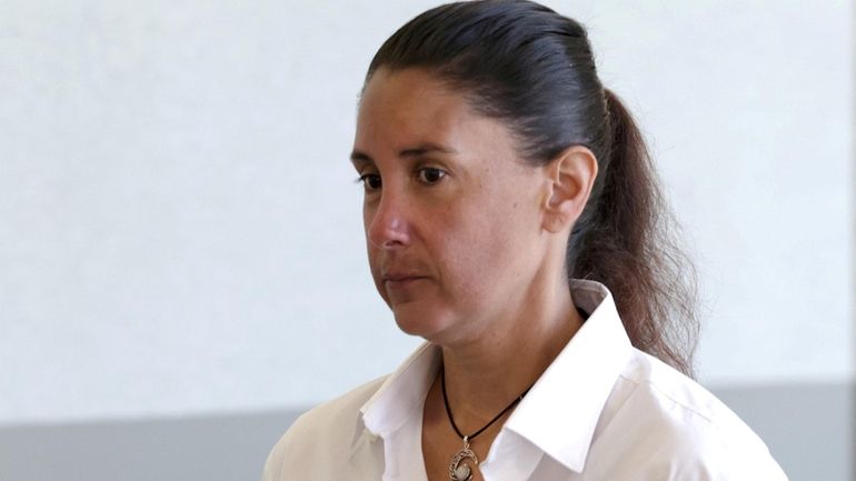 Former Wading River firefighter Mary Ortega pleaded guilty to inpersonating...