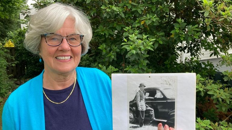 Janet Clement with a family phot of her uncle Harry (Henry)...