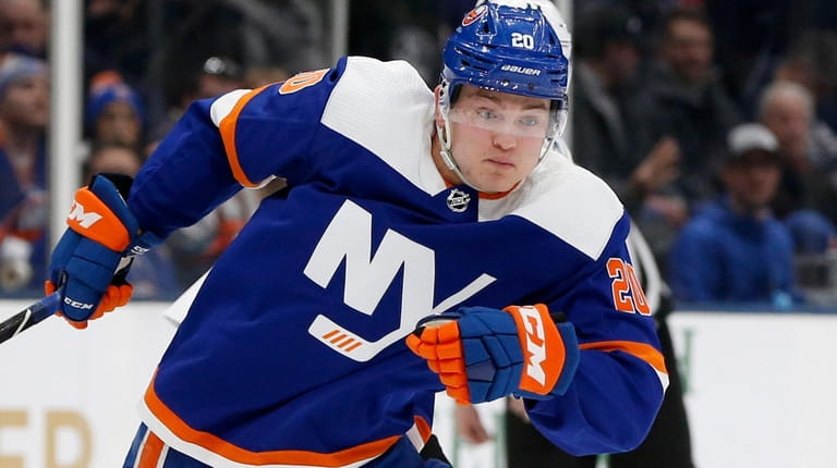 Islanders' Parker Wotherspoon making the most of first chance in the NHL -  Newsday