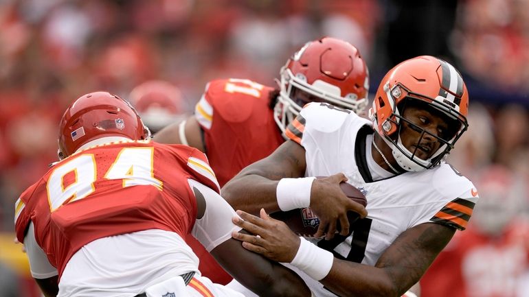 NFL suspends Cleveland's Deshaun Watson for six games. Nice try.