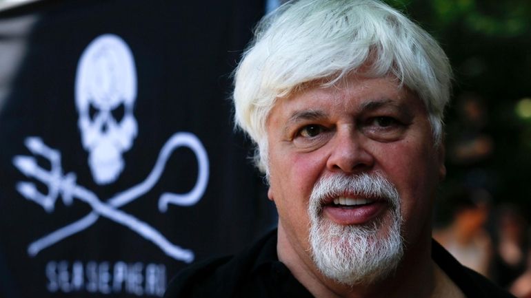 Paul Watson, then founder and President of the animal rights...