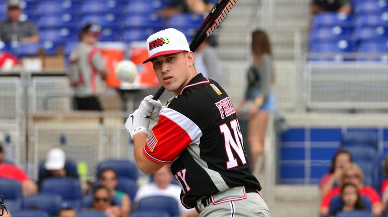 Senior Vito Friscia of Valley Stream Central High School at...