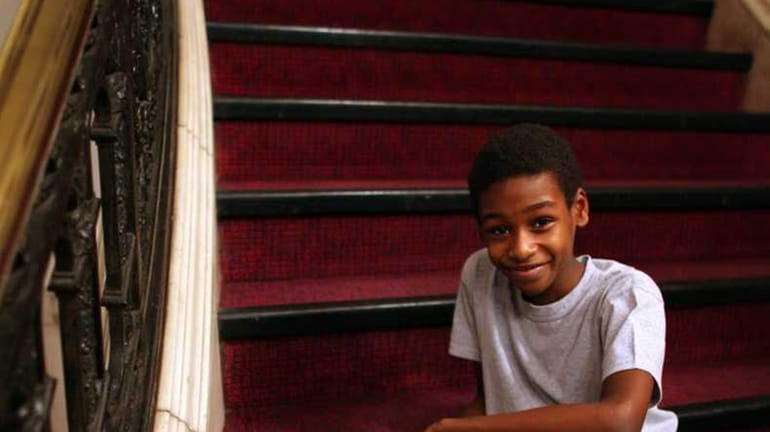 Twelve-year-old Long Island actor Jeremy Gumbs, who is part of...