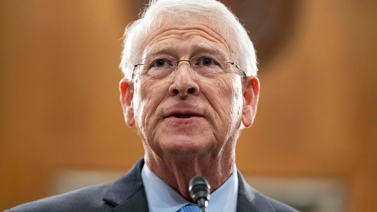 Sen. Roger Wicker, R-Miss., speaks during an event on Capitol...