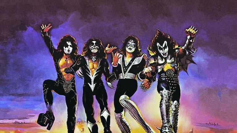 Kiss Destroyer album cover from 1976 was created by Ken...