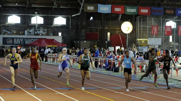 Valencia Hannon of Elmont ran 7.22 in the finals of...