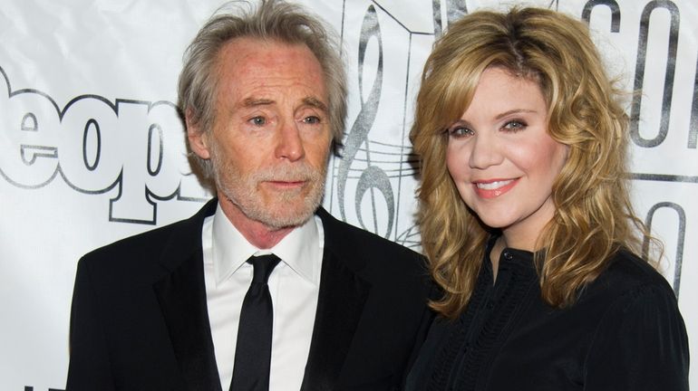 Inductee JD Souther and Alison Krauss attend the Songwriters Hall...