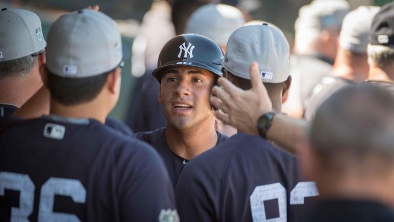 Yankees top prospect Gleyber Torres doubles twice, scores twice in