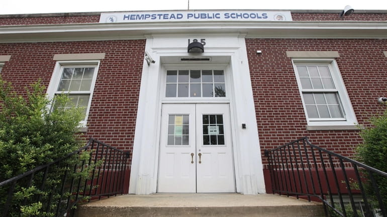 Hempstead schools' administration office. Superintendent Regina Armstrong said the state...