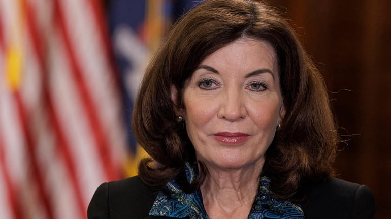 Gov. Kathy Hochul meets virtually with leadership from education groups...