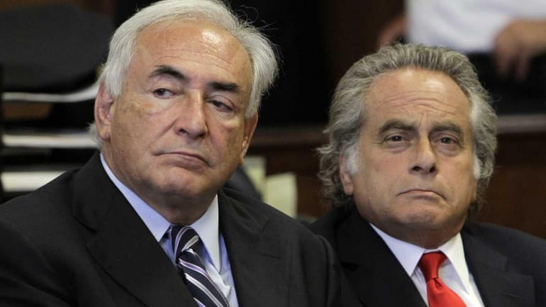 Former International Monetary Fund leader Dominique Strauss-Kahn in court in...