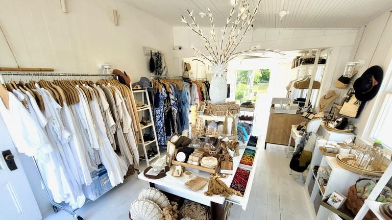 Inside Sylma Cabrera's Shelter Island clothing boutique, Pure Soul.

 

 