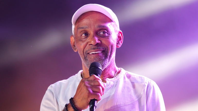 Frankie Beverly performs at the 2019 Essence Festival at the...